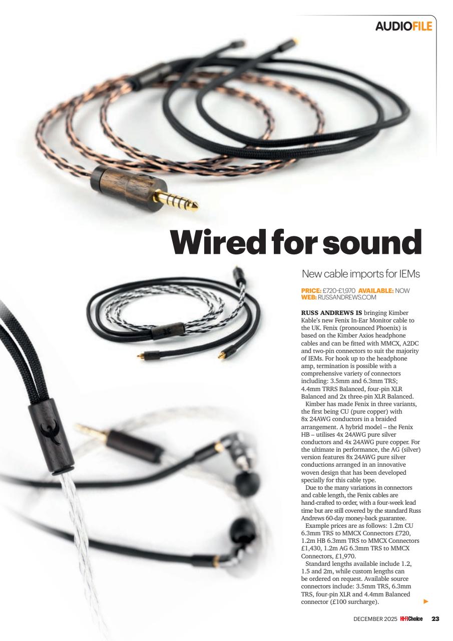 Hi-Fi Choice Preview Pages