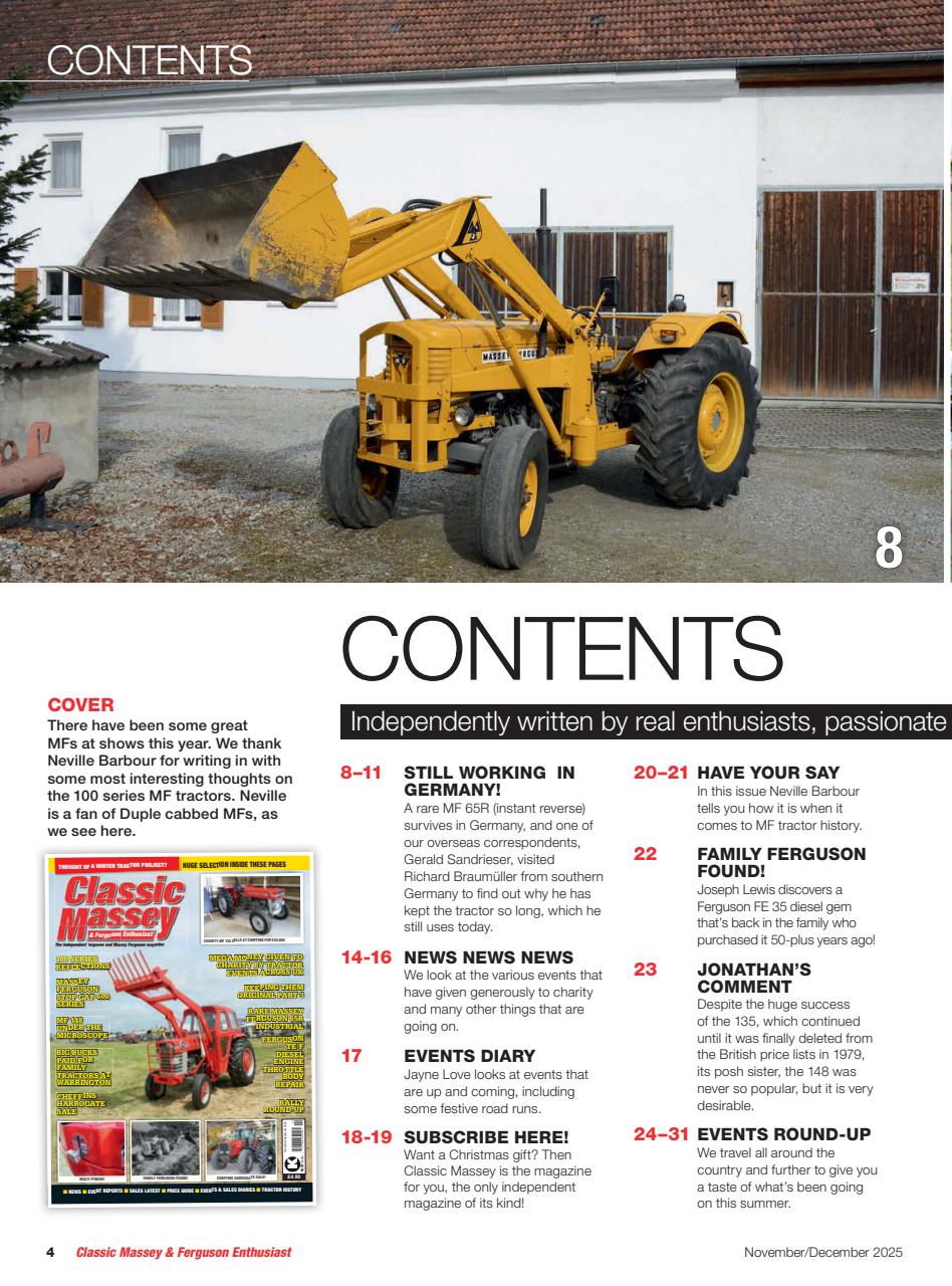 Classic Massey Preview Pages