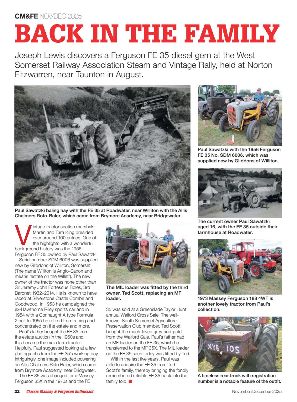 Classic Massey Preview Pages