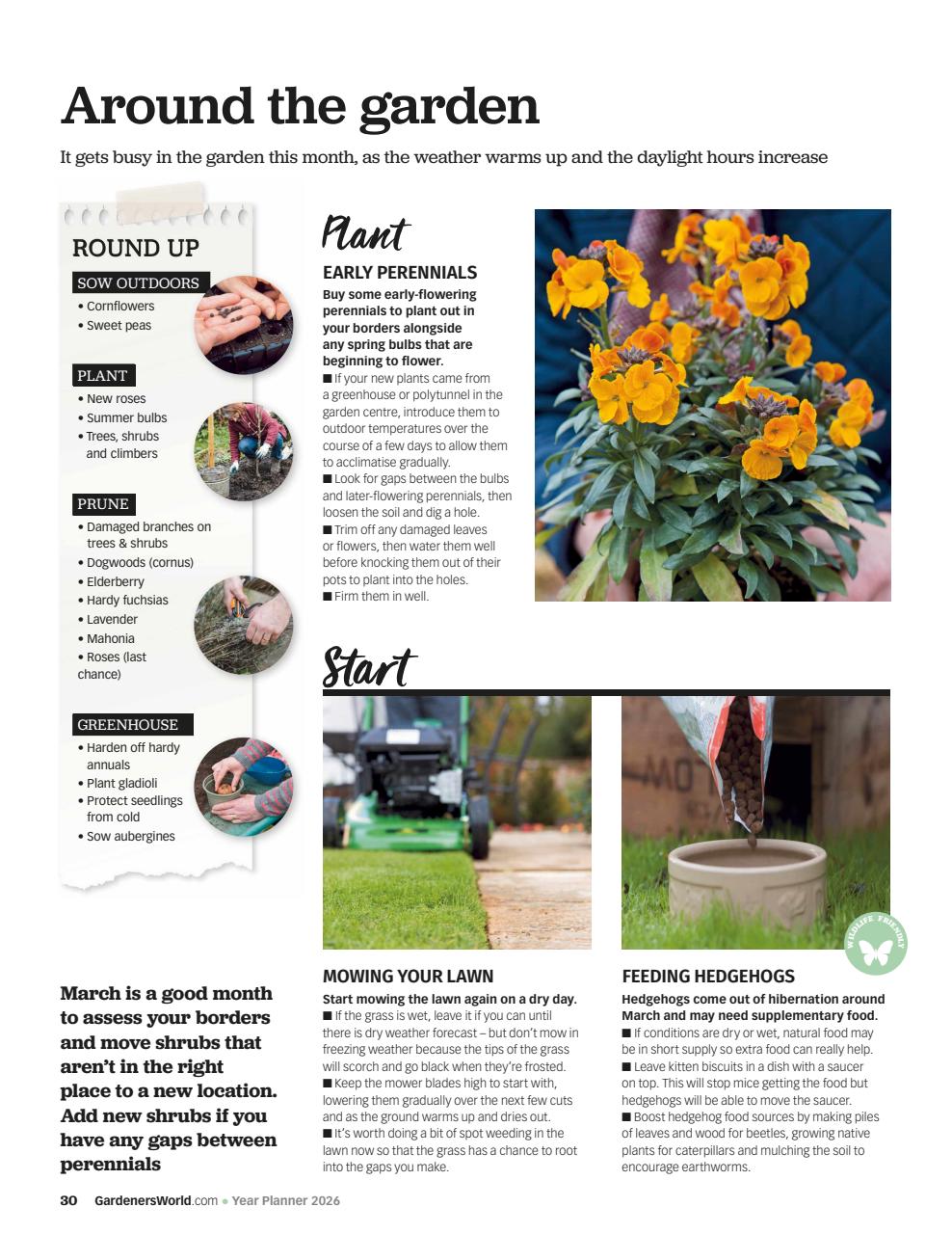 BBC Gardeners’ World Magazine Preview Pages