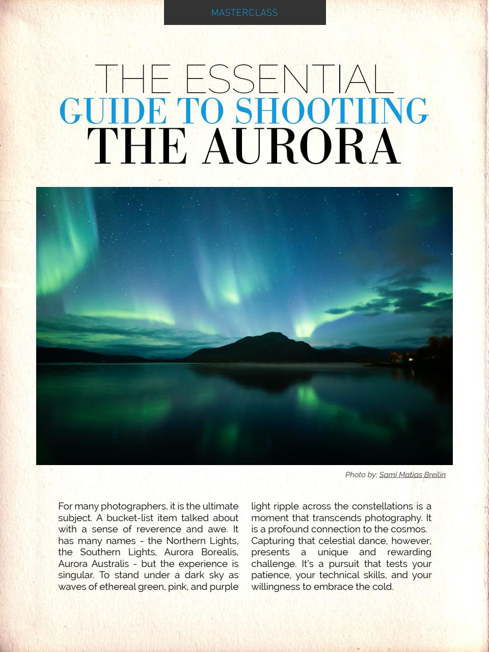 Photography Masterclass Magazine Preview Pages