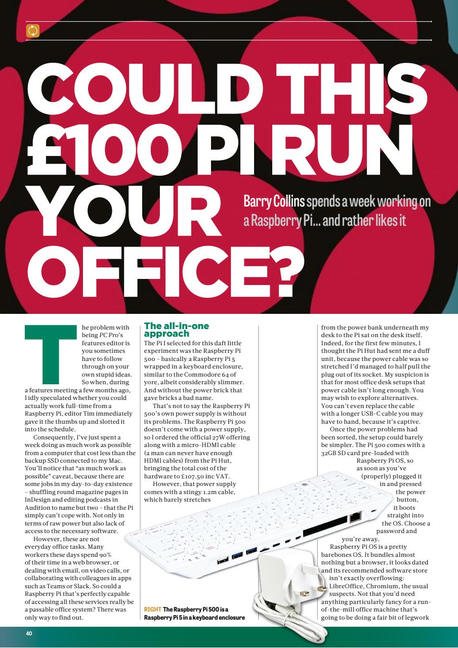 PC Pro Preview Pages