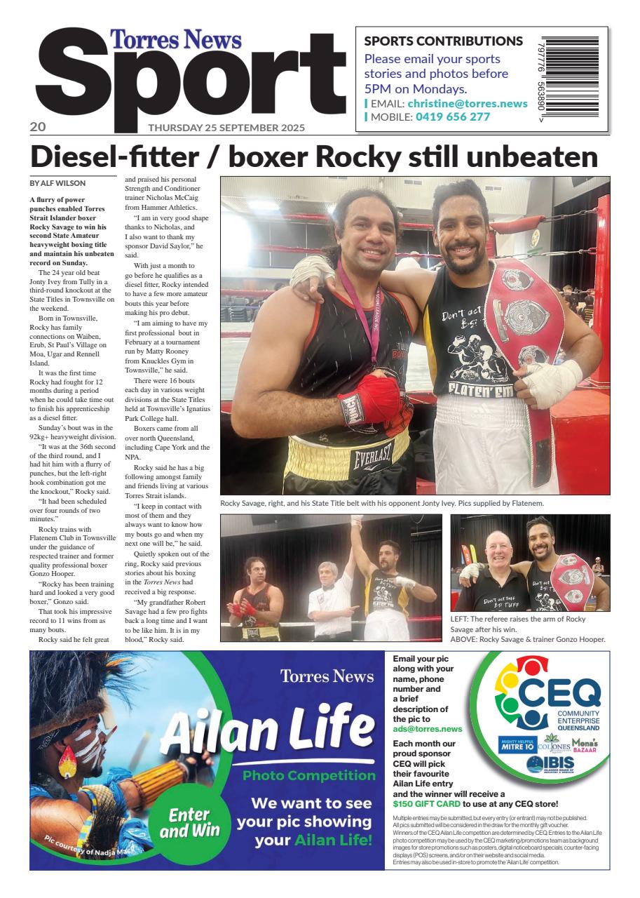 Torres News Preview Pages