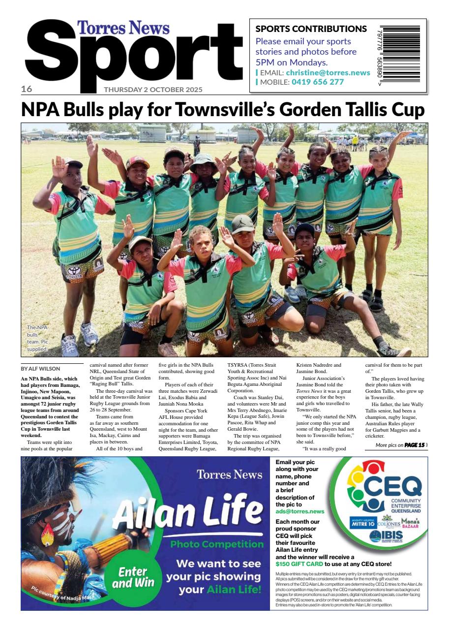 Torres News Preview Pages