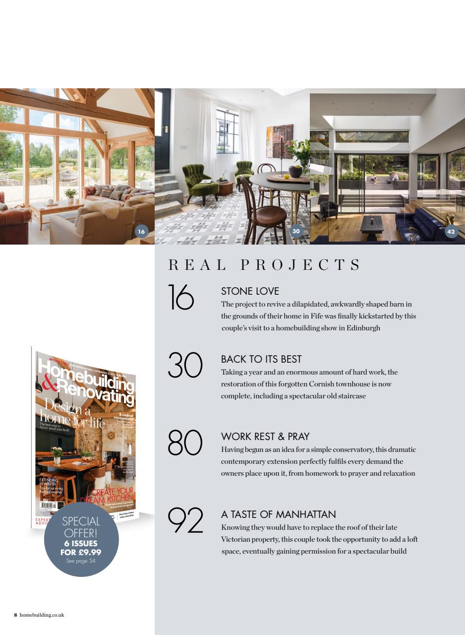 Homebuilding & Renovating Magazine Preview Pages