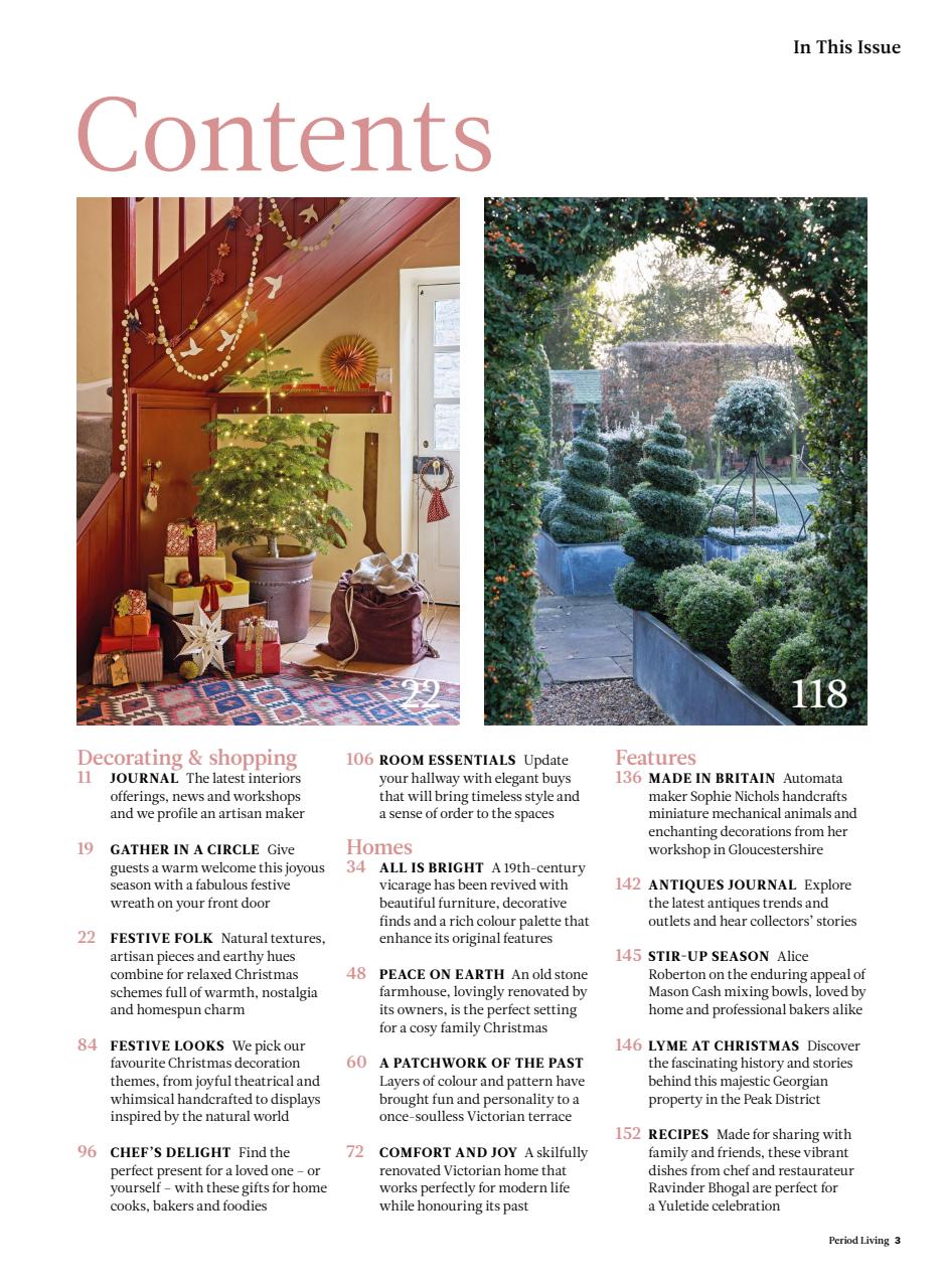 Period Living Magazine Preview Pages