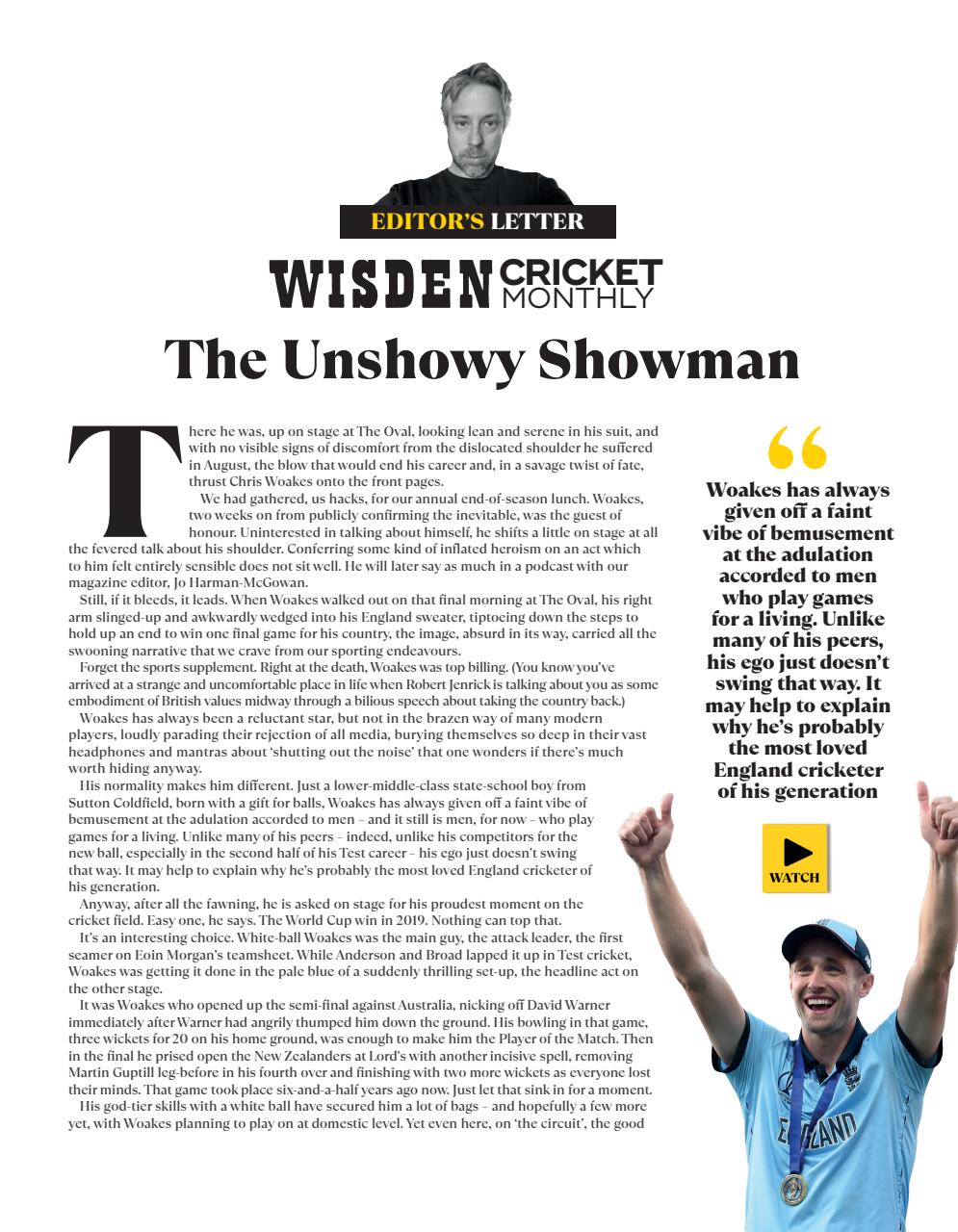 Wisden Cricket Monthly Preview Pages