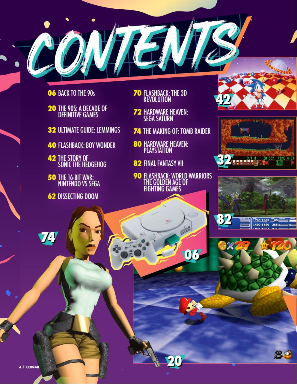 Gaming Bookazine Preview Pages