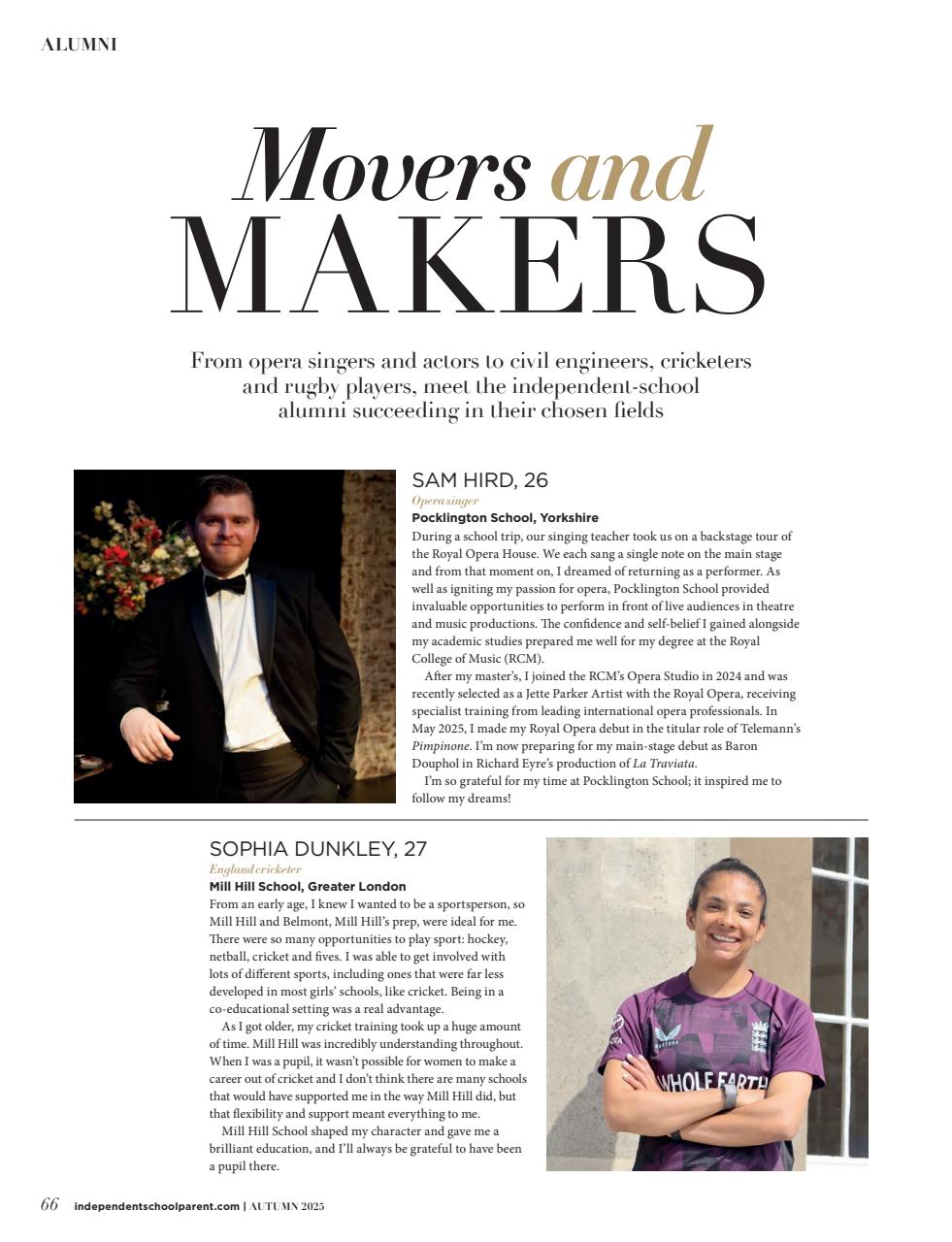 Independent School Parent Preview Pages