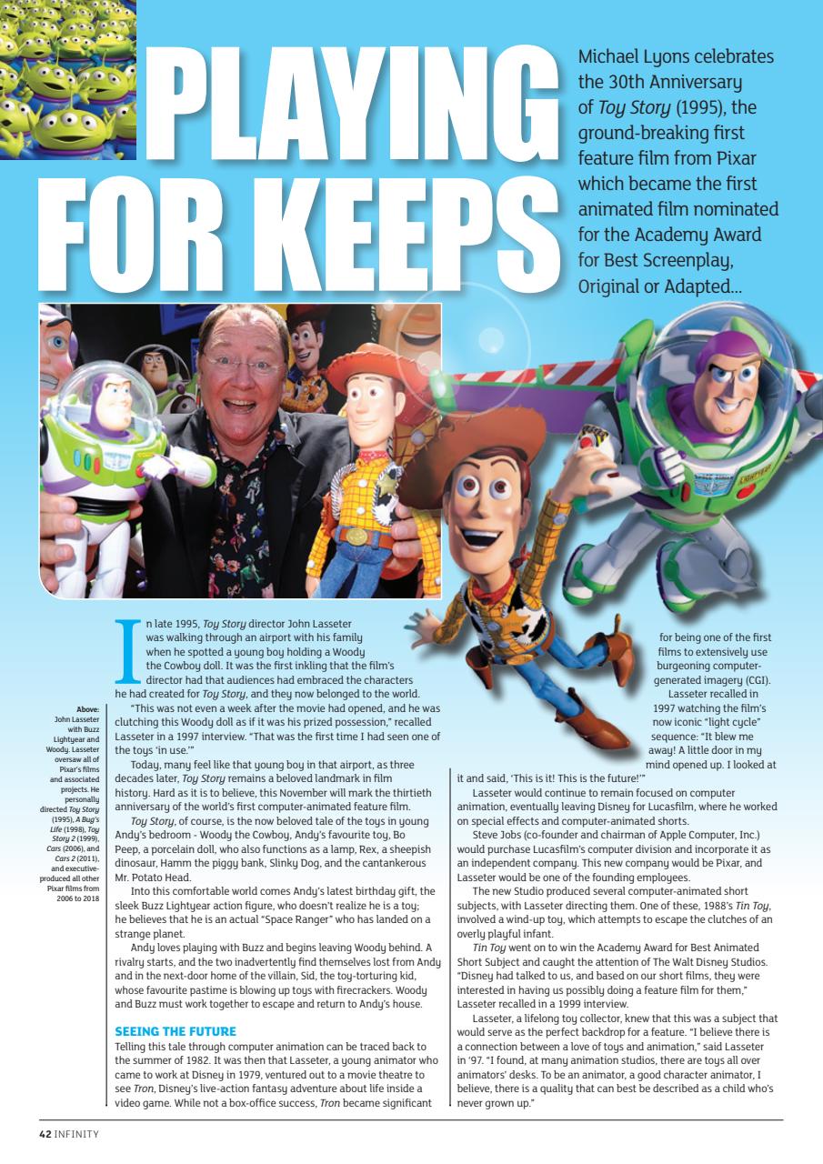 Infinity Magazine Preview Pages