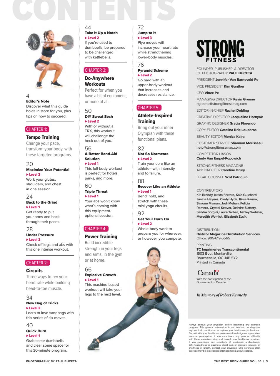 Strong Fitness Preview Pages