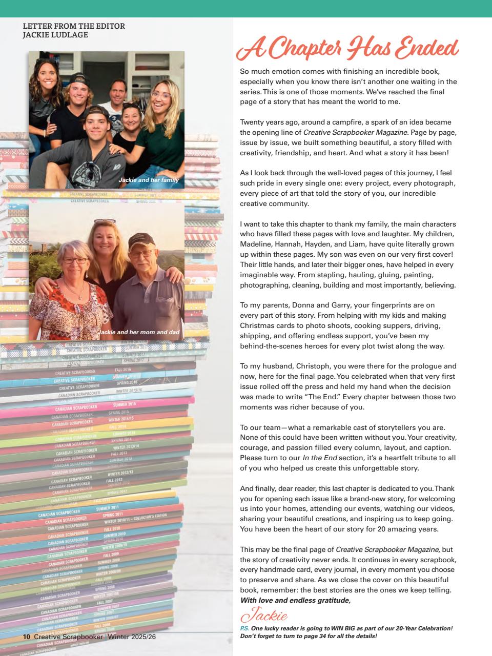 Creative Scrapbooker Preview Pages