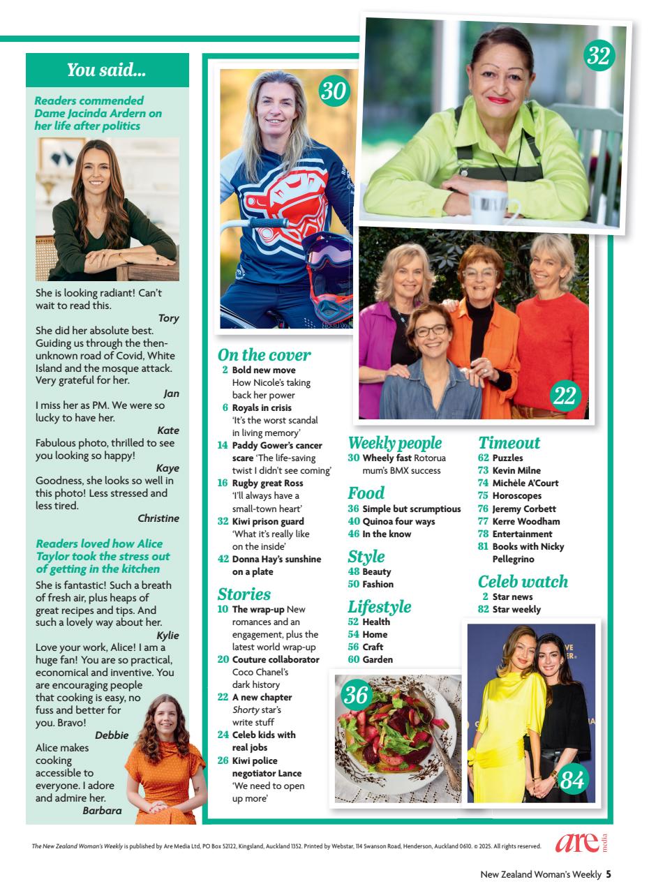 NZ Woman's Weekly Preview Pages