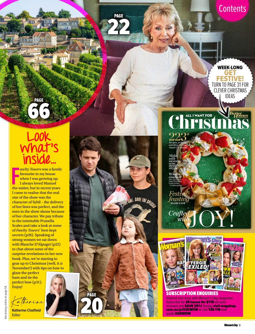 Woman's Day Australia Preview Pages