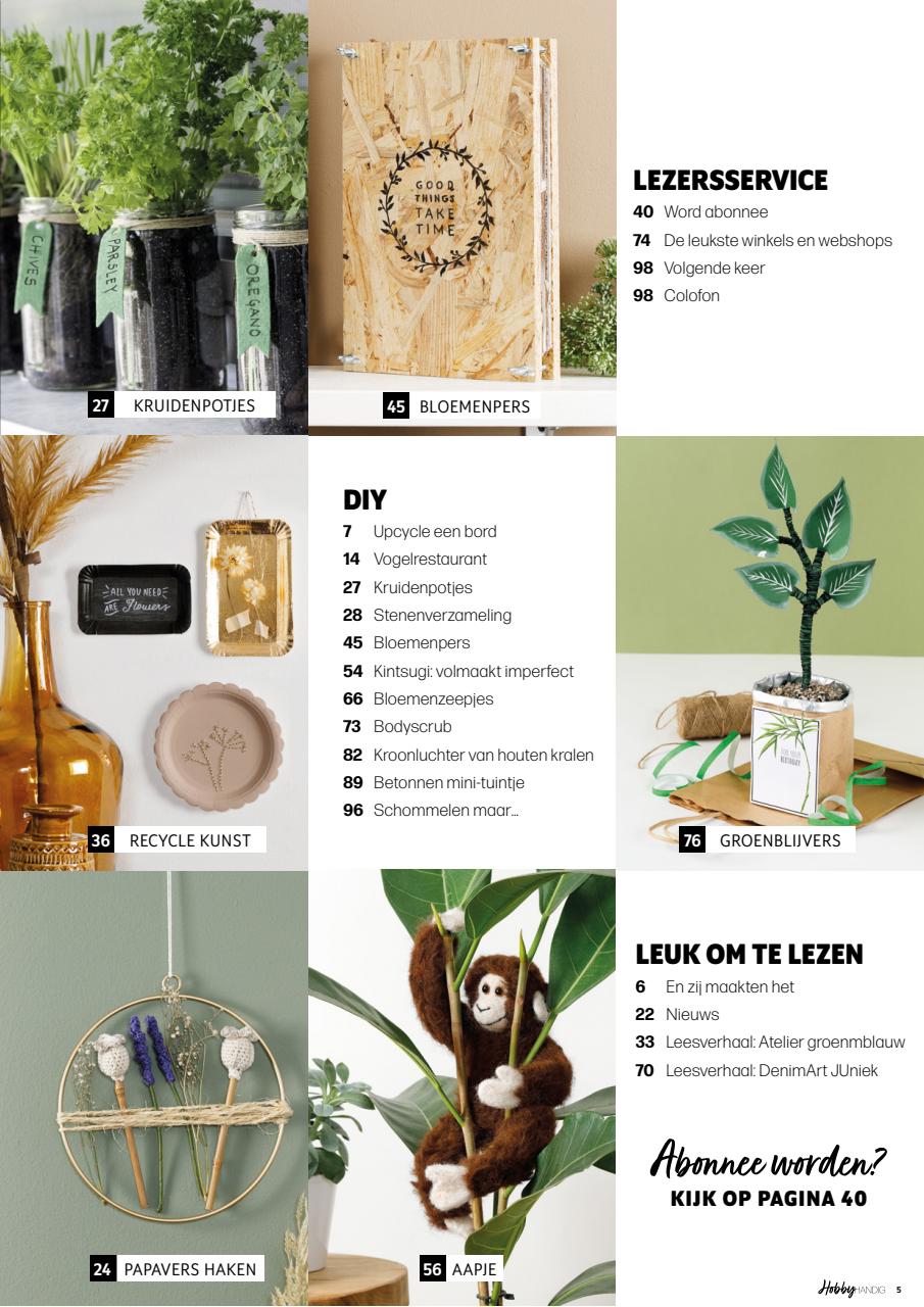 HobbyHandig Preview Pages