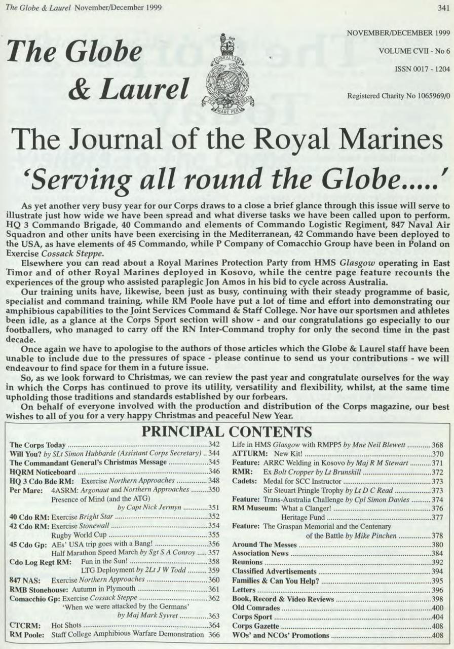 Globe & Laurel Preview Pages