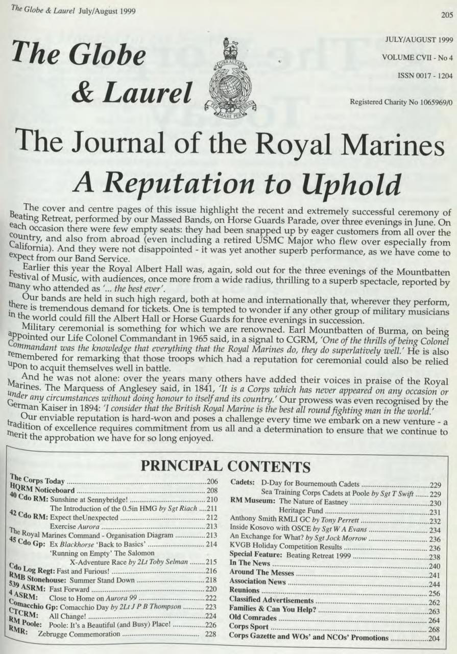 Globe & Laurel Preview Pages