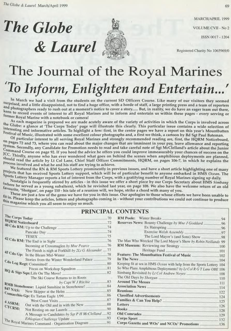 Globe & Laurel Preview Pages