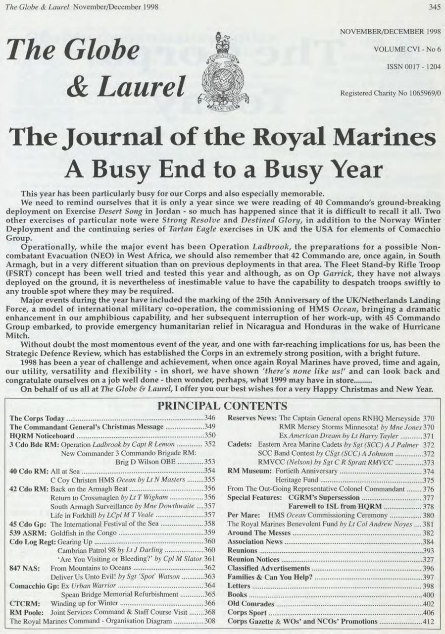 Globe & Laurel Preview Pages