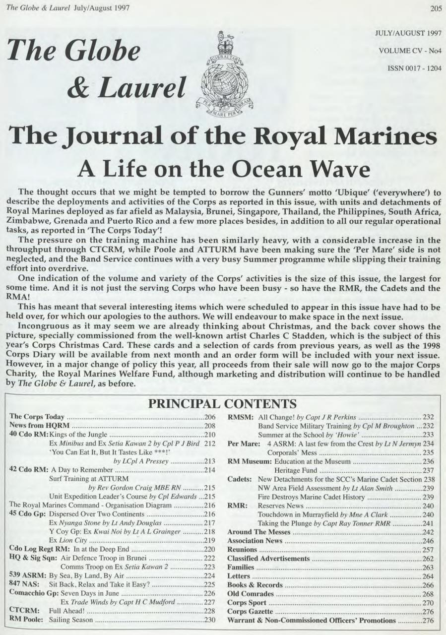 Globe & Laurel Preview Pages