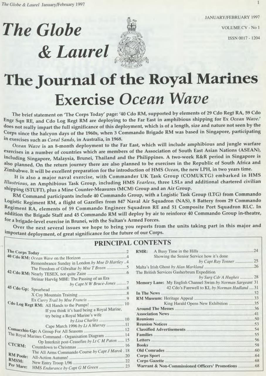 Globe & Laurel Preview Pages