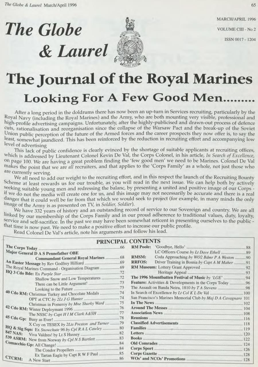 Globe & Laurel Preview Pages