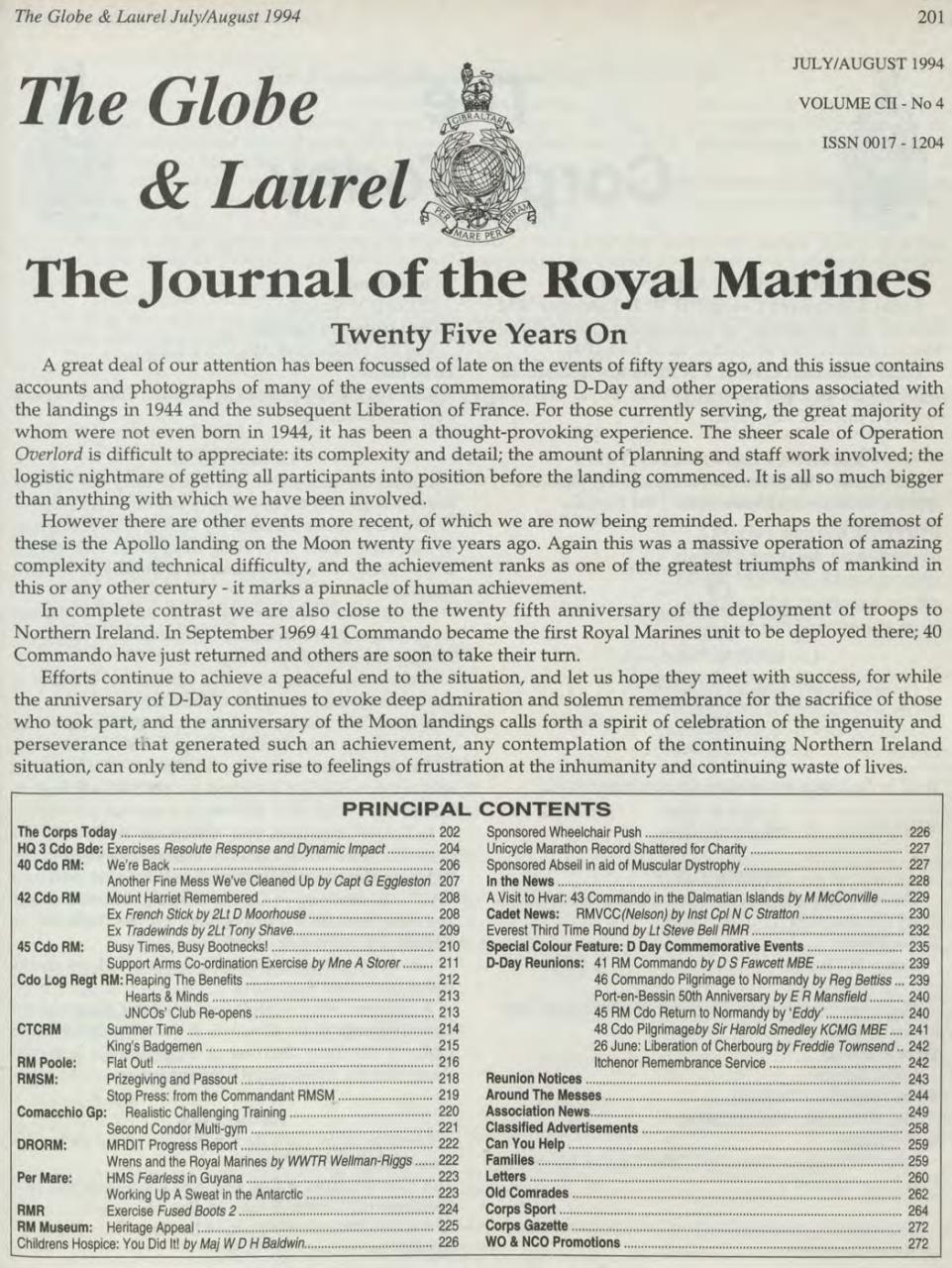 Globe & Laurel Preview Pages