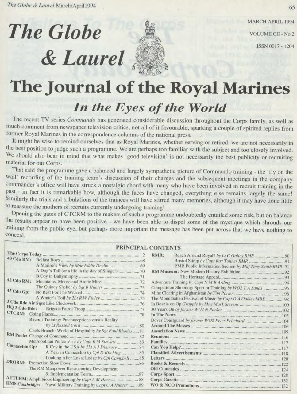 Globe & Laurel Preview Pages