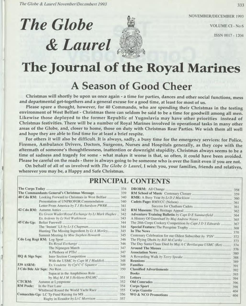 Globe & Laurel Preview Pages