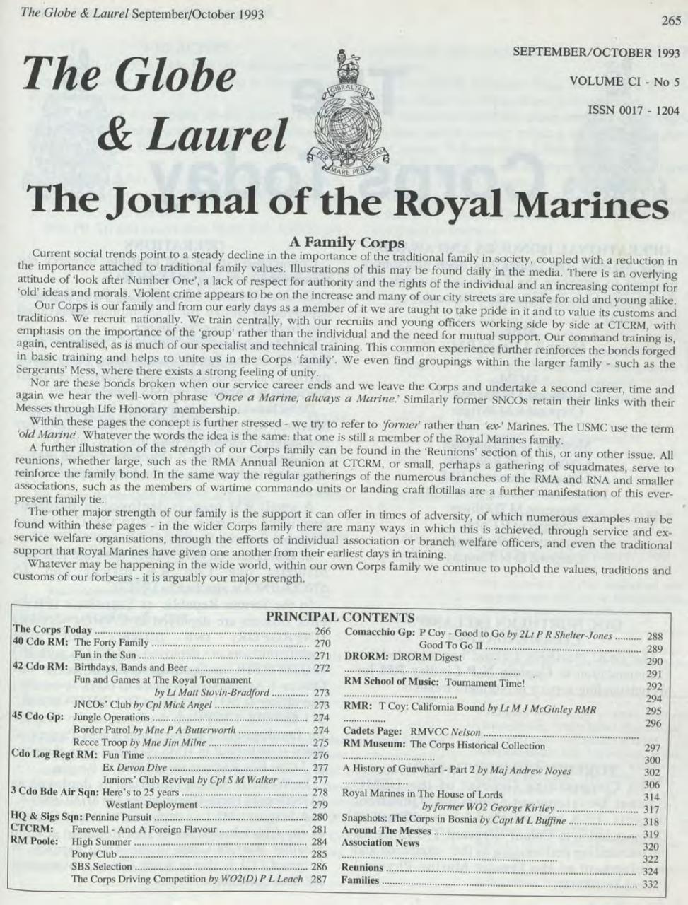 Globe & Laurel Preview Pages