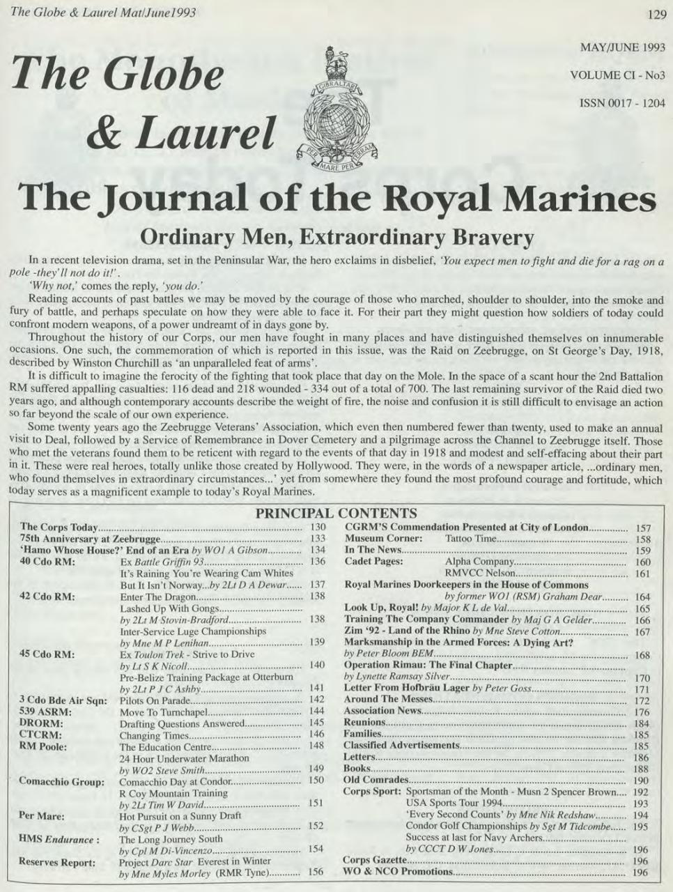 Globe & Laurel Preview Pages