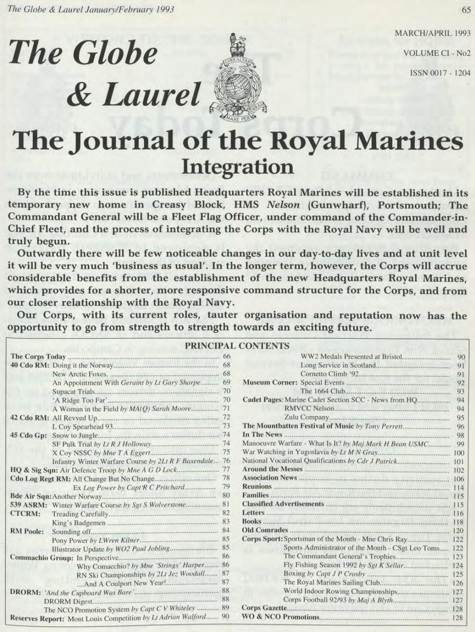 Globe & Laurel Preview Pages