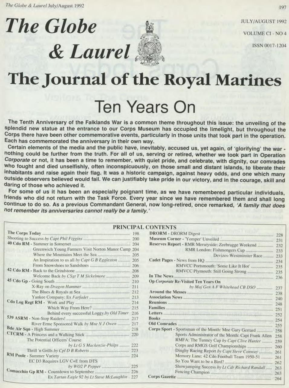 Globe & Laurel Preview Pages