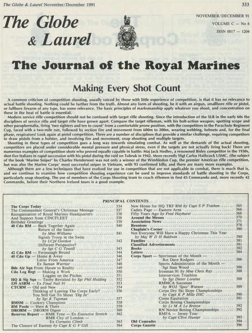 Globe & Laurel Preview Pages