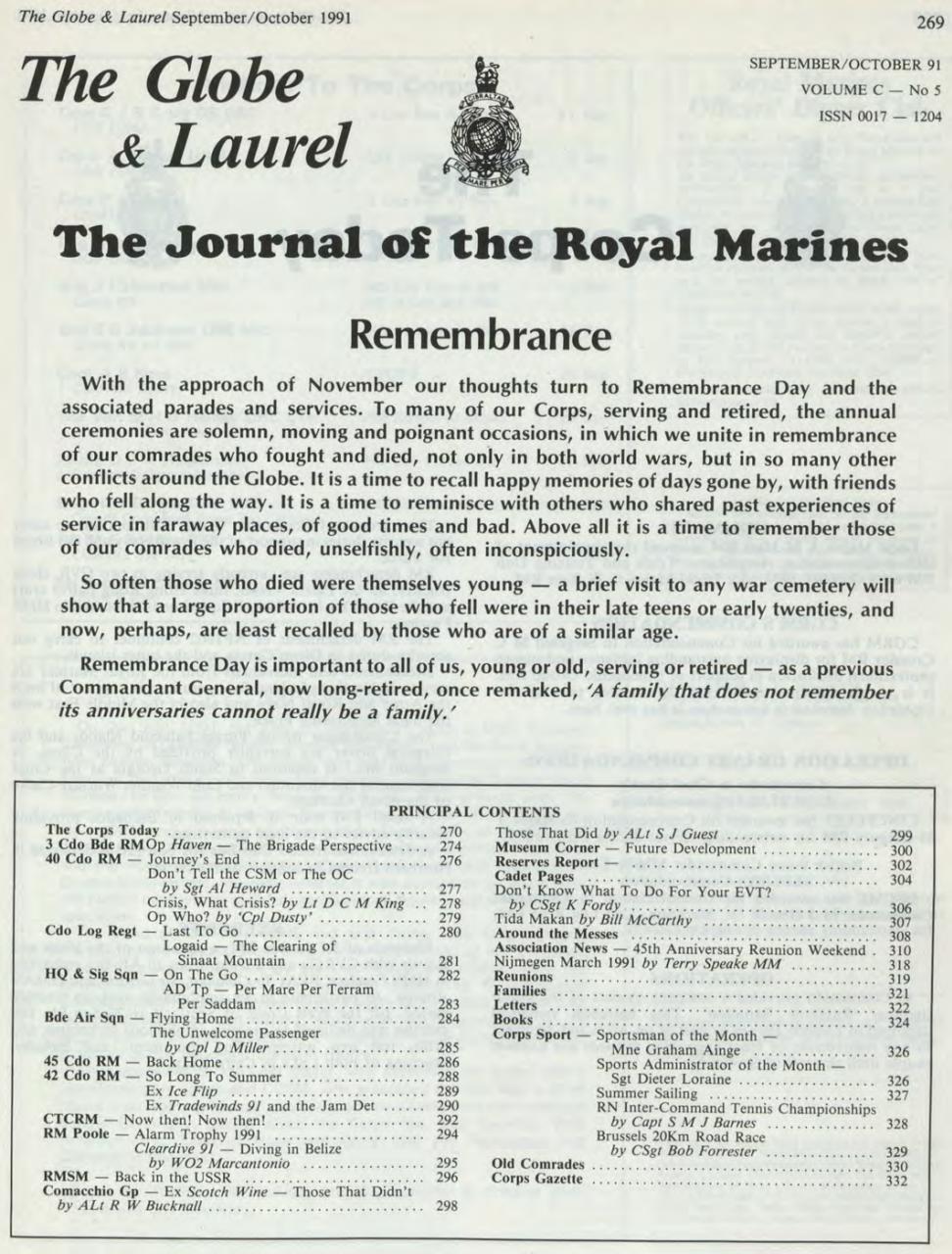 Globe & Laurel Preview Pages