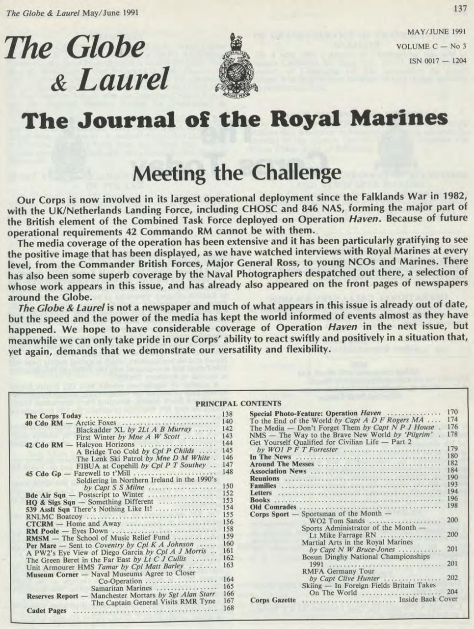 Globe & Laurel Preview Pages