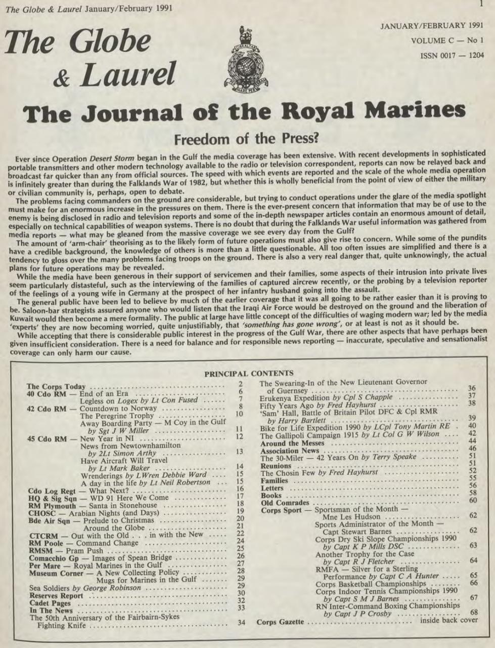 Globe & Laurel Preview Pages