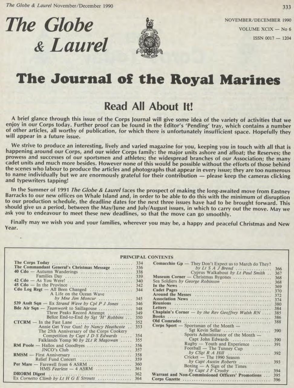 Globe & Laurel Preview Pages