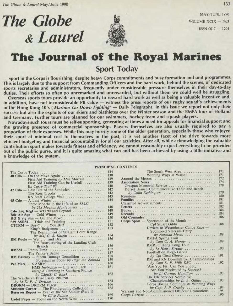 Globe & Laurel Preview Pages