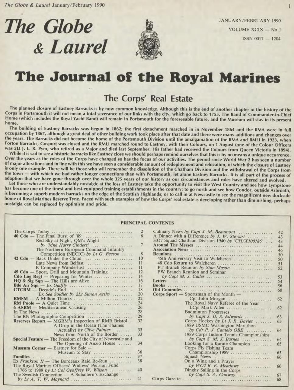 Globe & Laurel Preview Pages