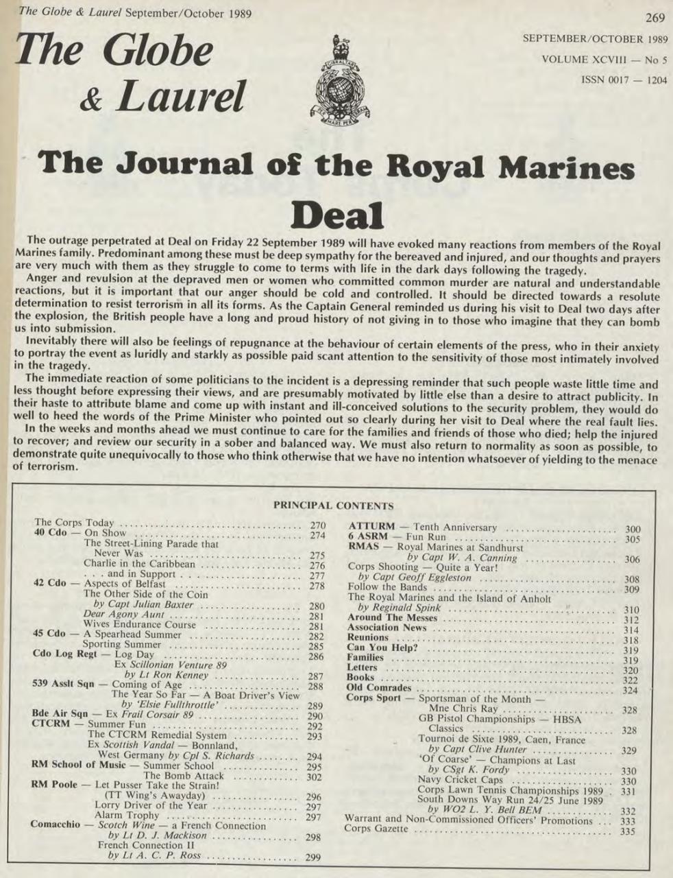 Globe & Laurel Preview Pages