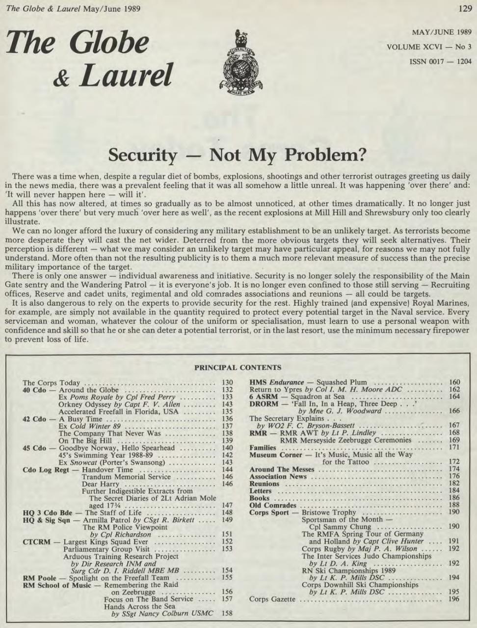 Globe & Laurel Preview Pages