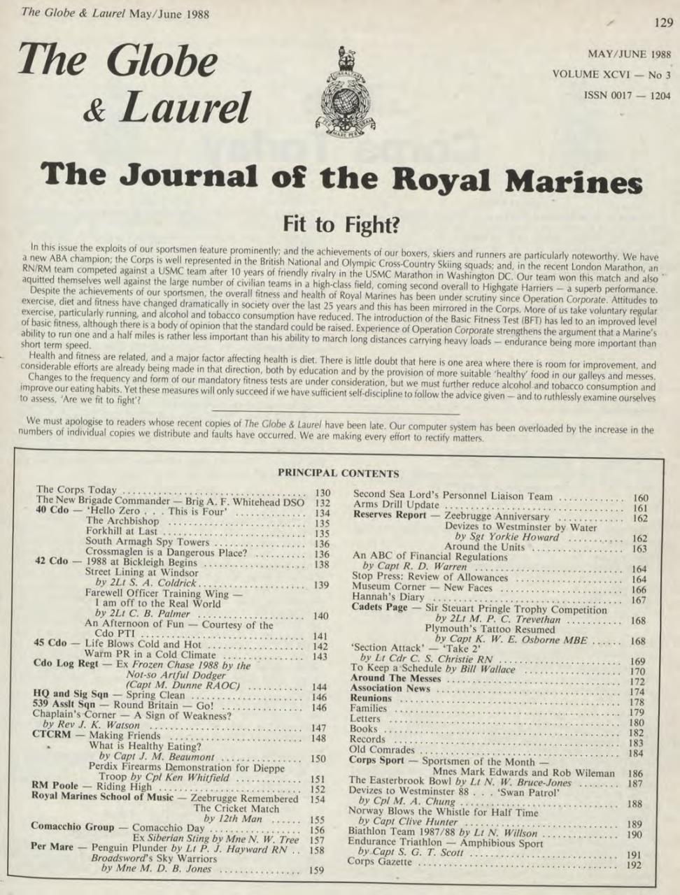 Globe & Laurel Preview Pages