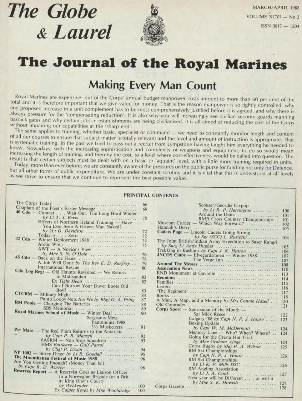 Globe & Laurel Preview Pages