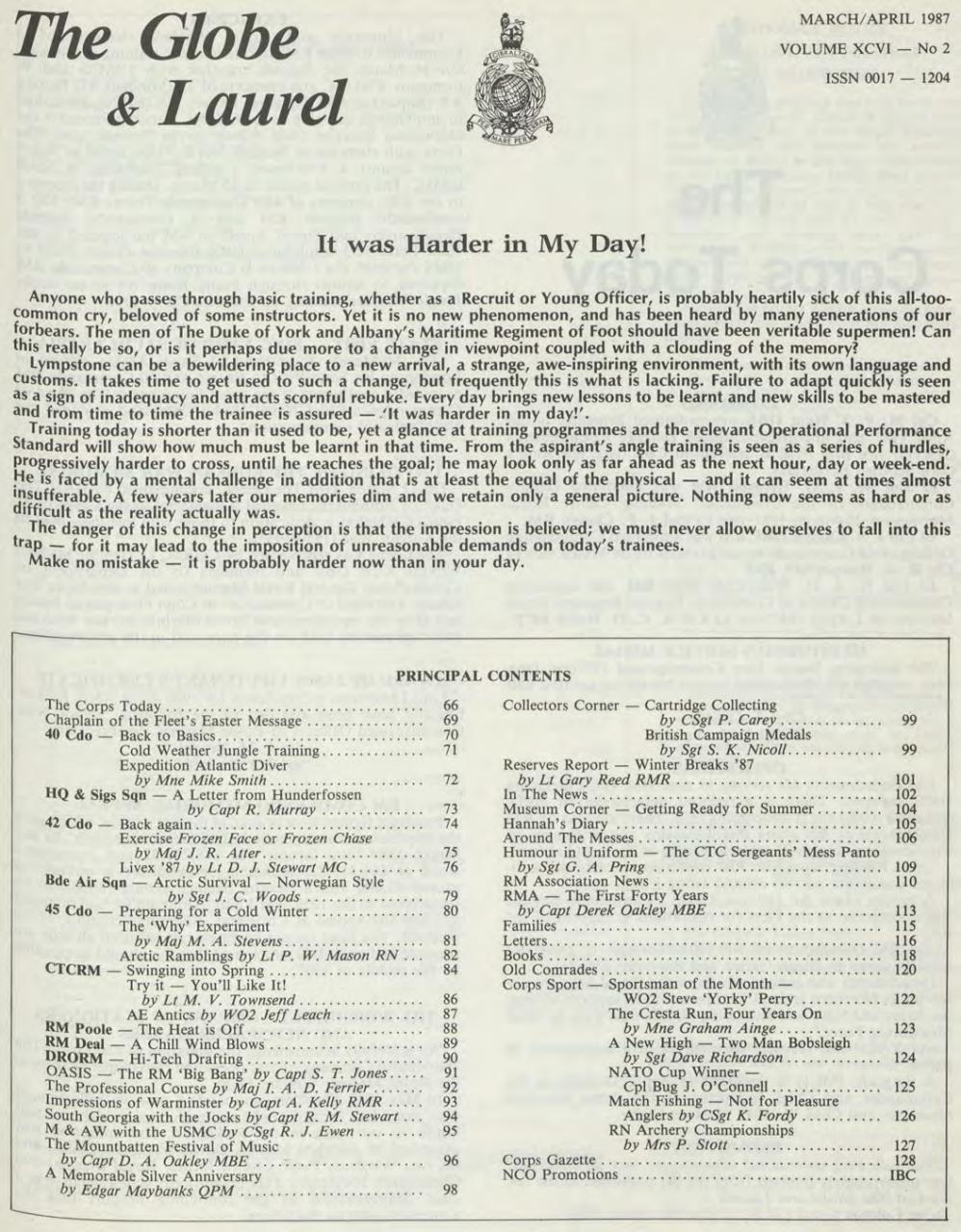 Globe & Laurel Preview Pages