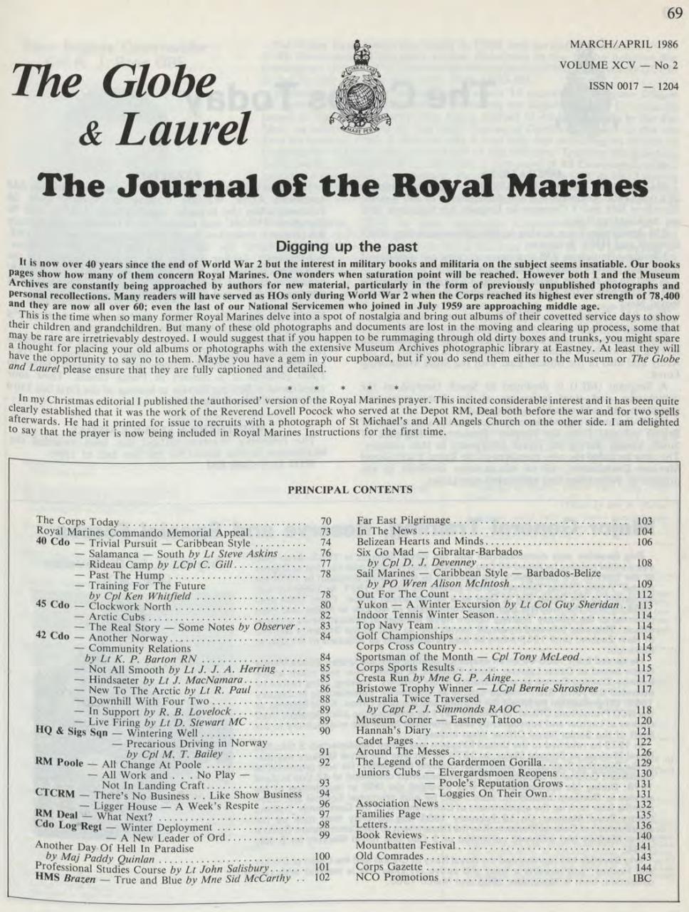 Globe & Laurel Preview Pages