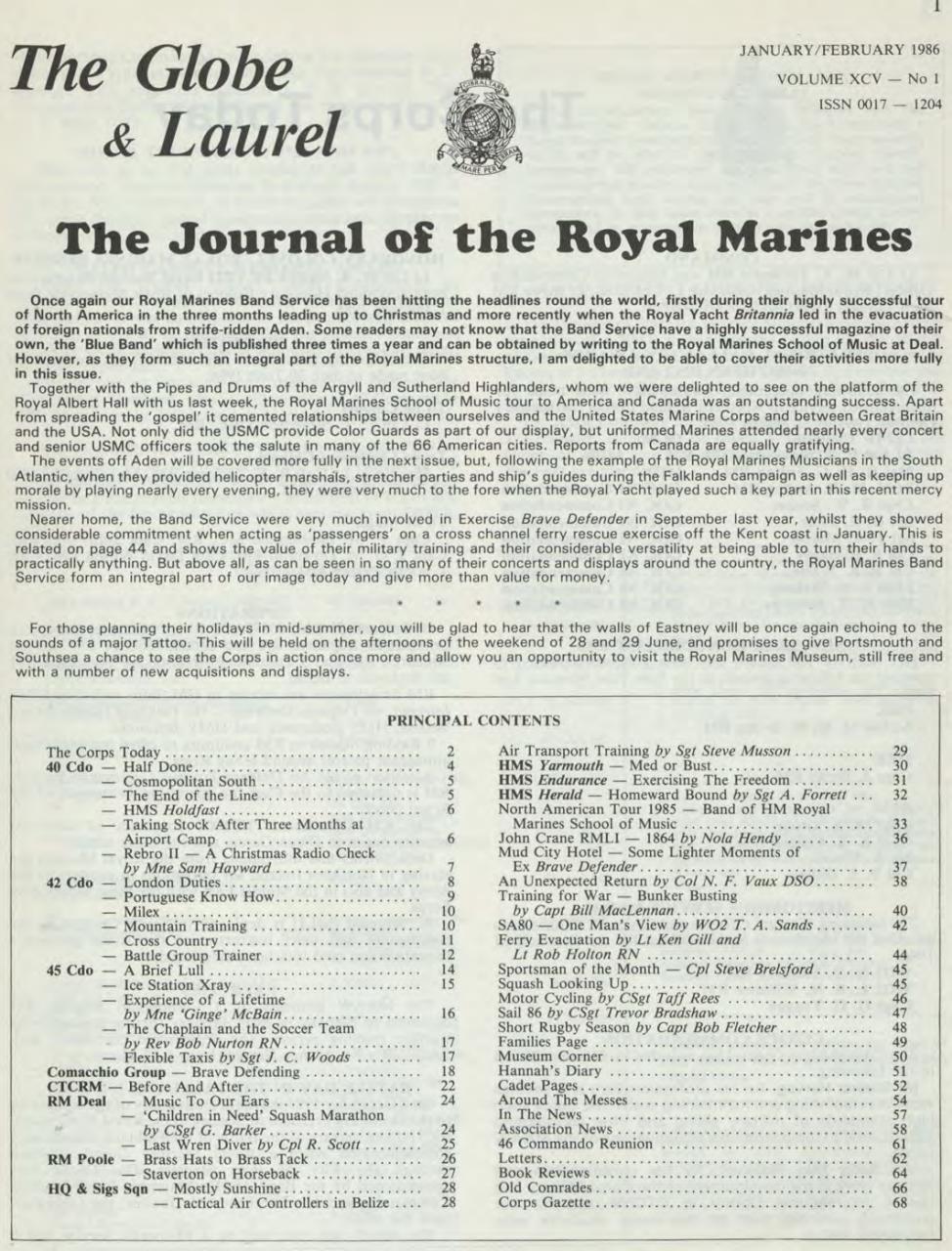 Globe & Laurel Preview Pages