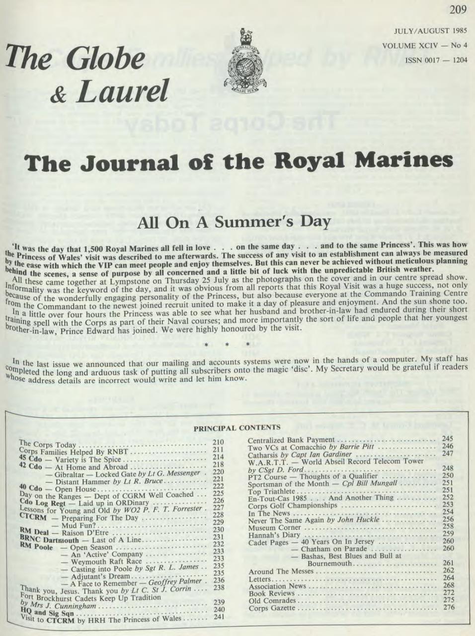 Globe & Laurel Preview Pages