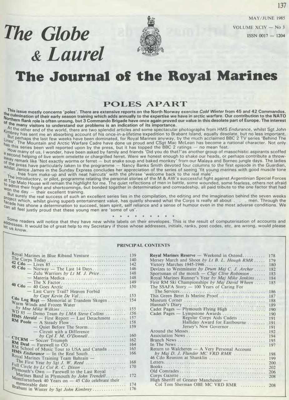 Globe & Laurel Preview Pages