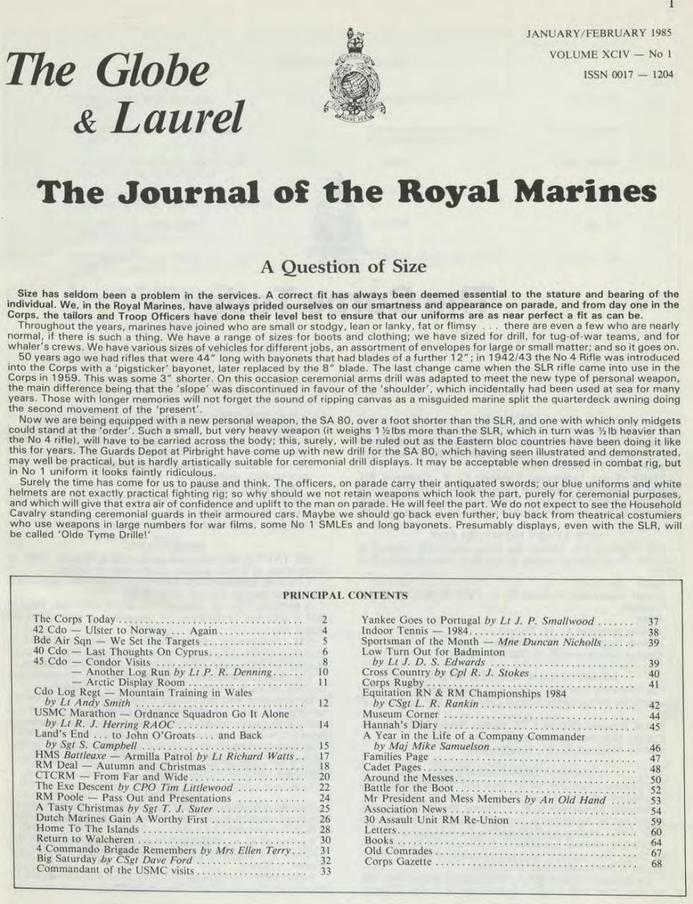 Globe & Laurel Preview Pages